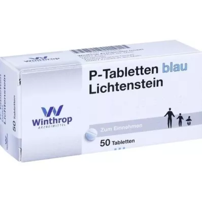 P TABLETTEN blå 8 mm stigning, 50 stk