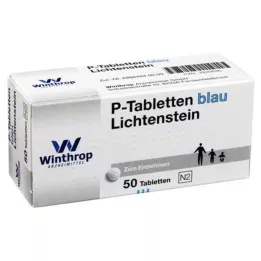 P TABLETTEN blå 8 mm stigning, 50 stk