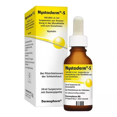 NYSTADERM S Suspensjon, 24 ml NYSTADERM S Suspensjon, 24 ml