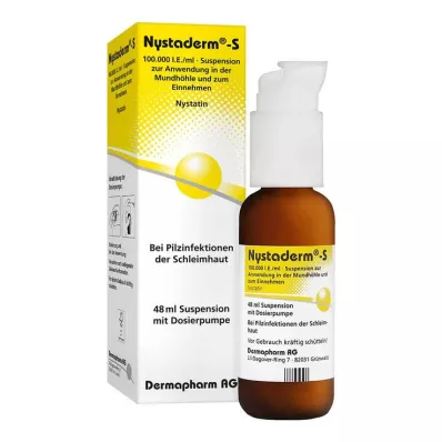 NYSTADERM S Doseringspumpe for suspensjon, 48 ml