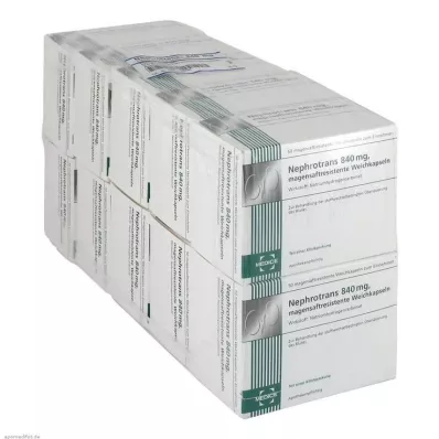 NEPHROTRANS 840 mg enterokapsler, 500 stk NEPHROTRANS 840 mg enterokapsler, 500 stk