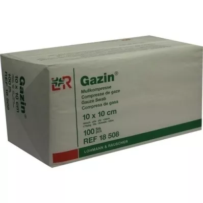 GAZIN Gasbind komp.10x10 cm usteril 16x op, 100 stk