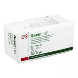 GAZIN Gasbind komp.10x10 cm usteril 16x RK, 100 stk