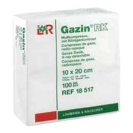 GAZIN Gasbind komp.10x20 cm usteril 12x RK, 100 stk