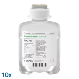 OSMOFUNDIN 15% N Ecoflac Pl. infusjonsvæske, oppløsning, 10X100 ml