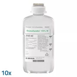OSMOFUNDIN 15 % N Ecoflac Pl. infusjonsvæske, oppløsning, 10X250 ml