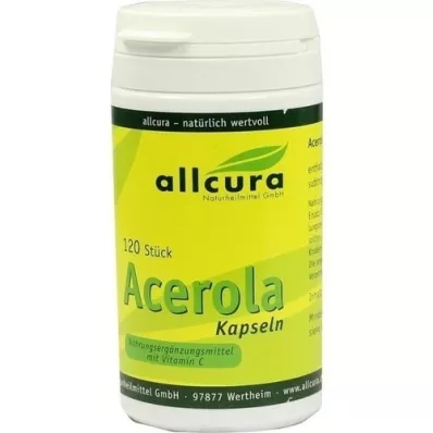 ACEROLA KAPSELN naturlig vitamin C, 120 stk