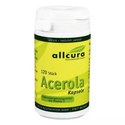 ACEROLA KAPSELN naturlig vitamin C, 120 stk
