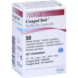 COAGUCHEK Softclix-lansett, 50 stk