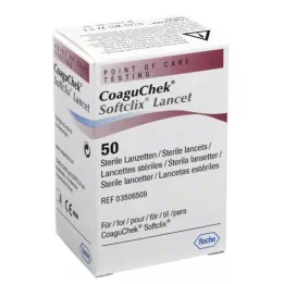 COAGUCHEK Softclix-lansett, 50 stk