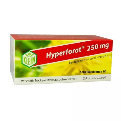 HYPERFORAT 250 mg filmdrasjerte tabletter, 100 stk