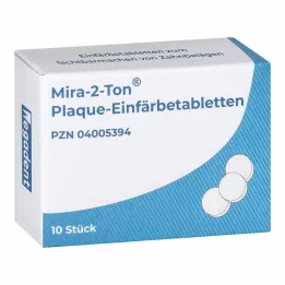 MIRA 2 Clay Plaque-fargetabletter, 10 stk