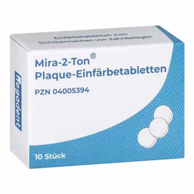 MIRA 2 Clay Plaque-fargetabletter, 10 stk