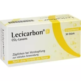 LECICARBON E CO2 Laxans suppositorier for voksne, 30 stk