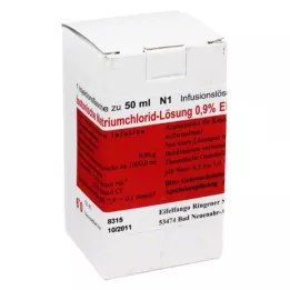 ISOTONISCHE NaCl-oppløsning 0,9 % Eifelfango, 50 ml