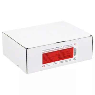 ISOTONISCHE NaCl-oppløsning 0,9 % Eifelfango, 20X50 ml ISOTONISCHE NaCl-oppløsning 0,9 % Eifelfango, 20X50 ml