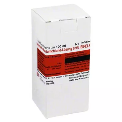 ISOTONISCHE NaCl-oppløsning 0,9 % Eifelfango, 100 ml