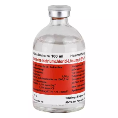 ISOTONISCHE NaCl-oppløsning 0,9 % Eifelfango, 20X100 ml
