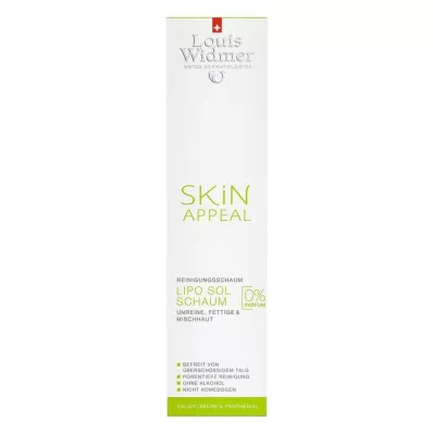 WIDMER Skin Appeal Lipo Sol Foam uten parfyme, 150 ml