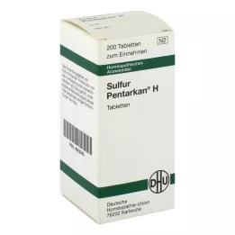 SULFUR PENTARKAN H-tabletter, 200 stk