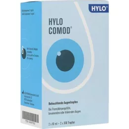 HYLO-COMOD Øyedråper, 2X10 ml