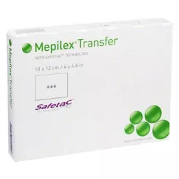 MEPILEX Overføringsskumbandasje 10x12 cm steril, 5 stk