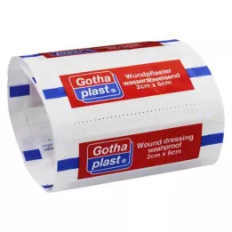 GOTHAPLAST Sårplaster, vanntett 2x6 cm, 1 stk