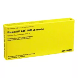 VITAMIN B12 AAA 1000 μg ampuller, 10 x 1 ml