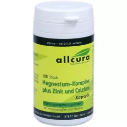 MAGNESIUM KOMPLEX m.Zinc+Calcium Kapsler, 100 kapsler