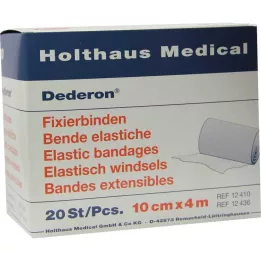 DEDERON Fikseringsbandasjer 10 cmx4 m, 20 stk