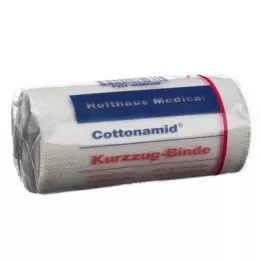 COTTONAMID elastisk kort strekkbandasje 10 cm x 5 m, 1 stk
