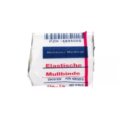 MULLBINDEN strikk 4 cmx4 m, 1 stk MULLBINDEN strikk 4 cmx4 m, 1 stk