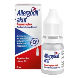 ALLERGODIL akutte øyedråper, 6 ml