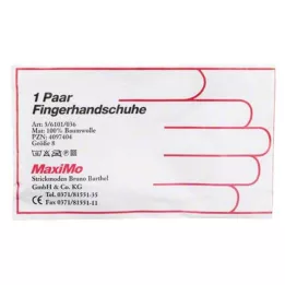 HANDSCHUHE Bomull str. 8 i overlengde, 2 stk