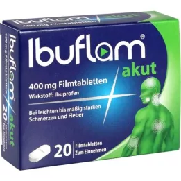 IBUFLAM akutt 400 mg filmdrasjerte tabletter, 20 stk