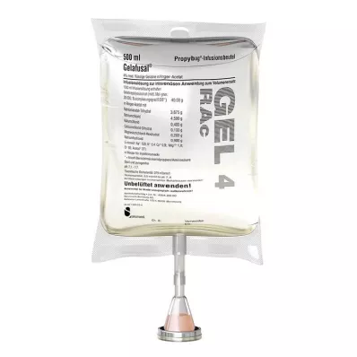 GELAFUSAL PP-Bøtte med infusjonsvæske, 10X500 ml