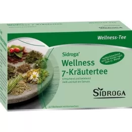 SIDROGA Wellness 7-urtete filterpose, 20X2.0 g