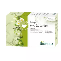 SIDROGA Wellness 7-urtete filterpose, 20X2.0 g