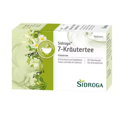 SIDROGA Wellness 7-urtete filterpose, 20X2.0 g SIDROGA Wellness 7-urtete filterpose, 20X2.0 g