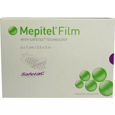 MEPITEL Filmfolieforbinding 6x7 cm, 10 stk MEPITEL Filmfolieforbinding 6x7 cm, 10 stk