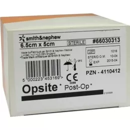 OPSITE stolpe-OP 5x6,5 cm bandasje, 6X5 stk