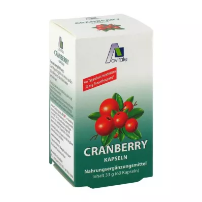 CRANBERRY KAPSELN 400 mg, 60 stk CRANBERRY KAPSELN 400 mg, 60 stk
