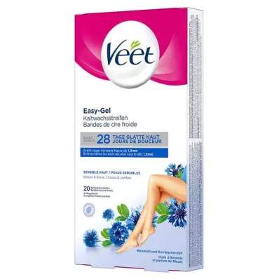 VEET Hårfjerningsstrimler sensitive, 10X2 stk VEET Hårfjerningsstrimler sensitive, 10X2 stk