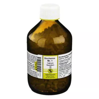 BIOCHEMIE 1 Calcium fluoratum D 6 tabletter, 1000 stk