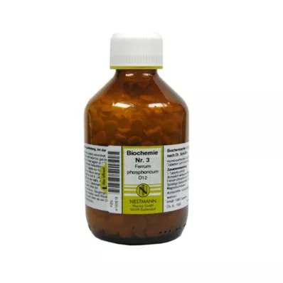 BIOCHEMIE 3 Ferrum phosphoricum D 12 tabletter, 1000 stk