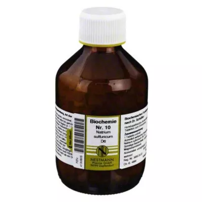 BIOCHEMIE 10 Natrium sulfuricum D 6 tabletter, 1000 stk