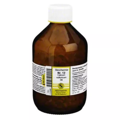 BIOCHEMIE 12 Calcium sulfuricum D 6 tabletter, 1000 stk