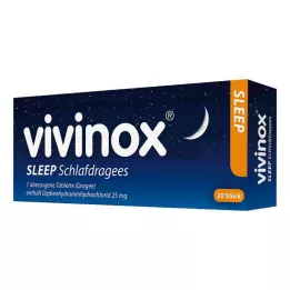 VIVINOX Sleep Sleep sugetabletter belagt tablett, 20 stk