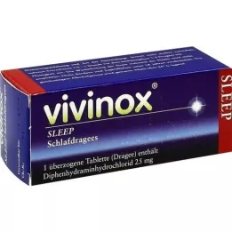 VIVINOX Sleep Sleep sugetabletter belagt tablett, 50 stk