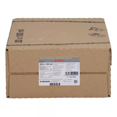 GLUCOSE 50 % B.Braun, 20 x 100 ml